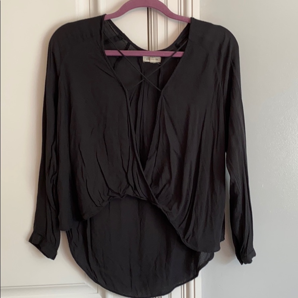 Silence and Noise Criss-Cross Tie Top